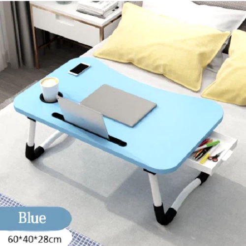 Foldable Anti-slip Laptop Study Table Drawer Notebook Multipurpose PC Desk - Image 1 of 2