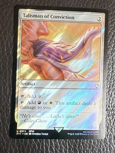 Mtg FIC Final Fantasy — Talisman of Conviction —NM SURGE FOIL - Imagen 1 de 1