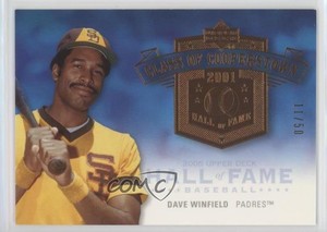 2005 Upper Deck Hall of Fame Class of Cooperstown /50 Dave Winfield #CC-DW1 HOF
