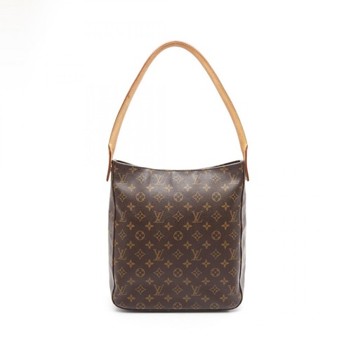 LOUIS VUITTON（LV） Borsa a tracolla Louis Vuitton Looping GM M51145 Monogram pelle marrone usata