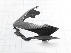 Front Nose Headlight Cover Fairing Carbon Fiber For KAWASAKI NINJA 400 2018-2021 - Picture 1 of 6
