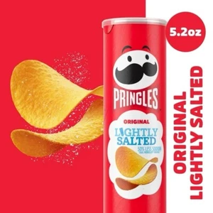 Pringles leicht gesalzene Original Kartoffelchips Chips 5,2 Unzen Kanister - Bild 1 von 5