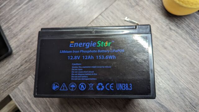 LiFePo4 100Ah Lithium Smart Battery 12.8V - Energiestor