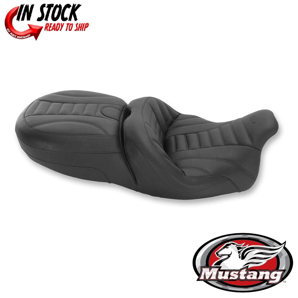 CAJA ABIERTA Mustang de una pieza asiento de turismo vintage Harley Freewheeler FLRT Foto 1 de 1