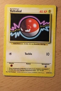 Pokémon Karte – Voltobal – Basis Set – 67/102 – Deutsch – 1999 – Original - Bild 1 von 2