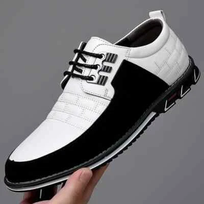 New Dress Shoes Autumn Business Casual Shoes for Men Trend Classic Leather Shoes - Image 1 of 4