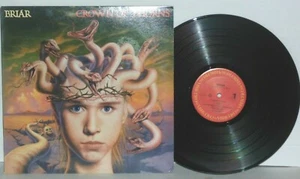 BRIAR Crown Of Thorns LP VG+ 1988 Promo Columbia C44212 Metal Vinyl PLAYS WELL - Picture 1 of 3