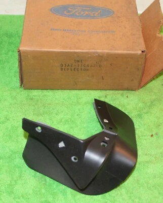 1973 Ford Custom 500 Galaxie LTD Brougham NOS REAR BUMPER RH STONE DEFLECTOR END - Image 1 of 4