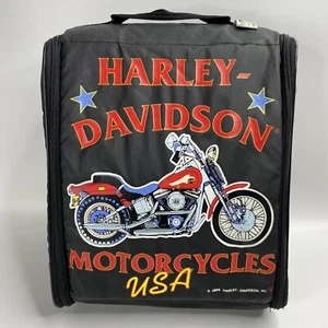 De Colección Harley Davidson Cooler Bolsa de Almuerzo Mochila Bolsa de Almuerzo 1995 ¡TAMBIÉN WIZ! - Imagen 1 de 23