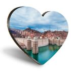 Heart MDF Coasters - Hooer Dam Nevada USA  #45354