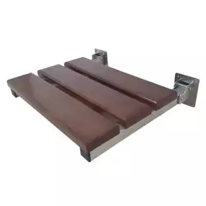 Kingston Brass KBSS1916 Chaise 19" x 16" Wall Mount Folding - Nickel - Picture 1 of 2
