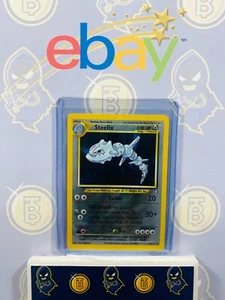 Steelix 15/111 LP Played Neo Genesis 2000 Pokemon Card Holo Rare - Picture 1 of 2