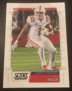 Tarjeta de novato 2019 Score #348 AJ BROWN! TENNESSEE TITANS - Imagen 1 de 2
