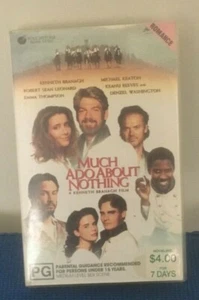 Much Ado About Nothing VHS Tape- Large Case - Picture 1 of 3
