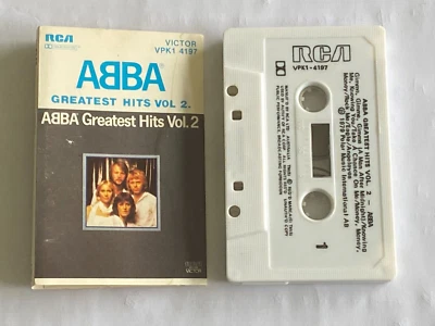 Abba - Greatest Hits Vol 2.  Australian Cassette - Image 1 of 3