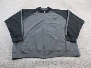 Nantucket Island Camp David Full Zip Sweater Mens XXL Black Gray Mock Neck EUC - Picture 1 of 7