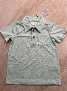 Tommy Bahama Dri Fit Sea Green Polo- 4T - Picture 1 of 2
