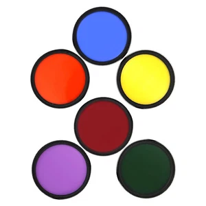 6PCS 6 Color Universal Full Color Lens Filter Sets 37/43/46/58/67mm E4 - Picture 1 of 11