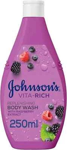 Johnson's Body Wash - Vita-Rich, Replenishing Raspberry Extract 250ml free sh - Picture 1 of 5