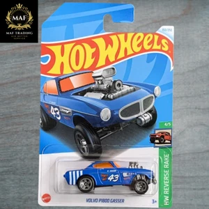 Hot Wheels Volvo P1800 Gasser Blue #153 Mainlines 2024 Case H/J ∣ Neu Sammler - Bild 1 von 2