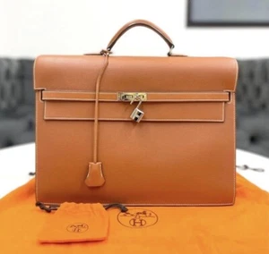 Hermes Kelly Depeche 38 Epson Gold □I stamp - Picture 1 of 7