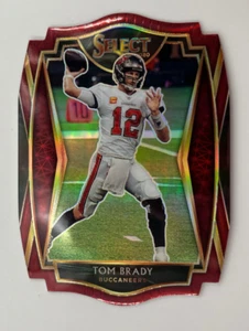 2020 Panini Select Tom Brady #101 Die-Cut Purple Prizm Premier Level - Picture 1 of 2