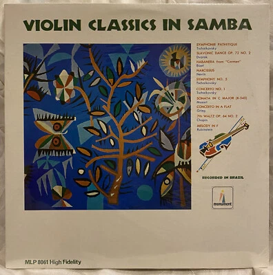 Violin Classics in Samba with the Sao Paulo Strings, LP recorded in Brazil, mint - Image 1 of 2