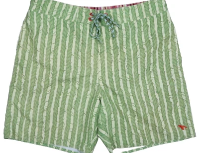 TED BAKER HOMBRE 4 GRANDE 34 CUERDA ESTAMPADO LANGOSTA FORRADO TABLA SHORTS BAÚLES ELÁSTICOS 7" Foto 1 de 4