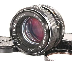 [Exc+5] Pentax SMC PENTAX 50mm f/1.4 MF Prime Objektiv K-Mount aus Japan - Bild 1 von 14