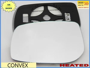 Wing Mirror Glass For Seat Arosa 1999-2004 Convex Heated Left Side - Bild 1 von 1