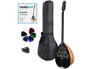 Greek 6-string Bouzouki Bundle inc. Hardcase, Extra Strings, Picks & Pickholder - Picture 1 of 24