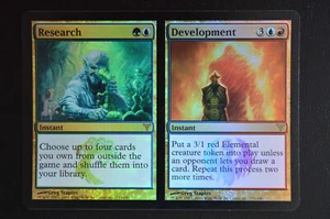 Magic The Gathering MTG RESEARCH // LÁMINA DE DESARROLLO Dissension casi nueva - Imagen 1 de 2