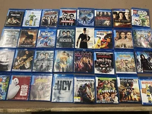 Blu Ray lot of 100 - Disney, Marvel, Pixar, Comedy, Action - Assorted Random Mix - Picture 1 of 5