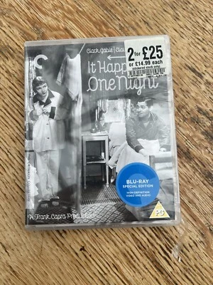It Happened One Night - Criterion Collection Blu-ray Edition; New & Sealed - Image 1 of 2