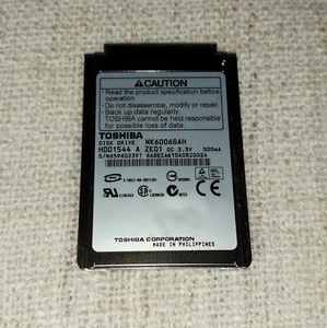 Disco Duro Caddy Original HDD 1,8 Toshiba MK6006GAH 60GB Samsung Q30 NP-Q30C002 - Imagen 1 de 4