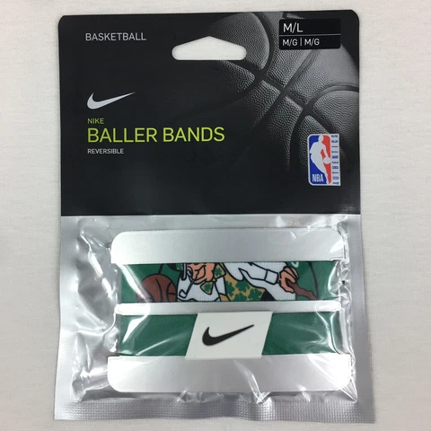 Nike Reversible Baller Bands NBA Boston Celtics Basketball Wristbands Size M/L Cover