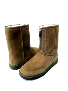 UGG PHILLIP LIM KLASSISCHER KURZER REISSVERSCHLUSS HERREN STIEFEL WILDLEDER KASTANIE US 7/UK 6/EU 39,5 - Bild 1 von 6