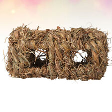  Bamboo Hamster Straw Nest Grass Hideaway Tunnel Gerbil Bedding