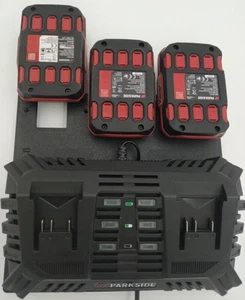 Ladegeräthalter & Akkuhalter passend für Parkside 20V Akku/PDLGS 20 B1 Ladegerät - Bild 1 von 5