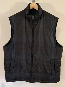 Daniel Cremieux Signature Collection Reversible Plain Navy Sz XL Puffer Vest - Picture 1 of 11