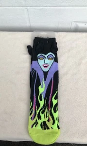 MALEFICENT Sleeping Beauty Socks Disney Theme Parks Authentic Ladies NEW - Picture 1 of 5