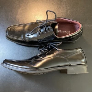 Freeman Colter Mens Size 8M Oxford Dress Shoes Black Leather 2320 - Picture 1 of 11