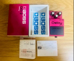 Used BOSS DM-2 Delay Effector Pink Color Comes With Box And Instruction Manual - Picture 1 of 1