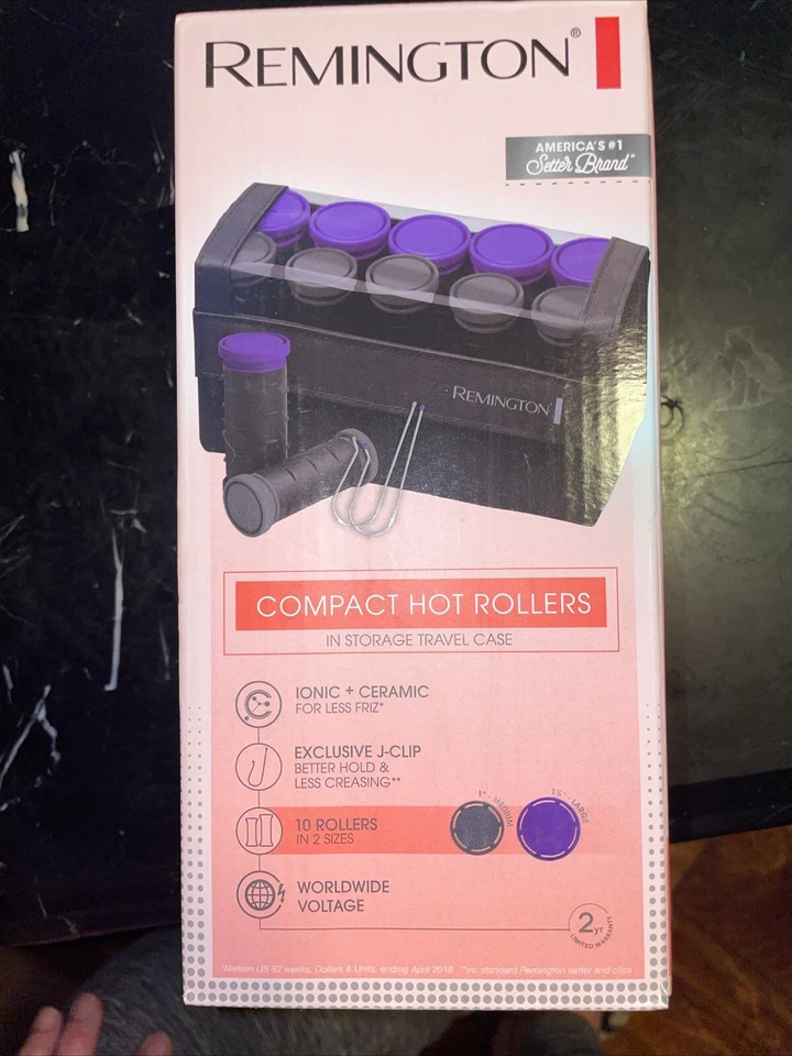Remington H1015 Compact Ceramic Worldwide Voltage Hair Setter & Rollers