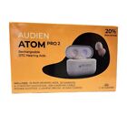 AUDIEN ATOM PRO 2 OTC Hearing Aids & Charger Wireless  Hearing Amplifier  NEW!
