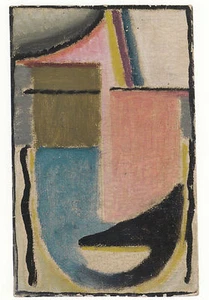 Tarjeta de arte: Alexei von Jawlensky - Cabeza constructiva - Imagen 1 de 1