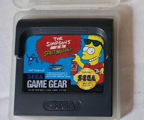 Sega Gamegear The Simpsons Bart vs The Space Mutants w/ Original Game Gear  Case