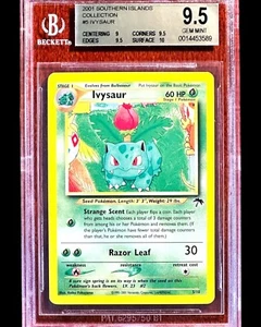Ivysaur - 2001 Pokemon SOUTHERN ISLANDS #5/18 - Gem Mint BGS 9.5 - Pop 4 - Picture 1 of 4