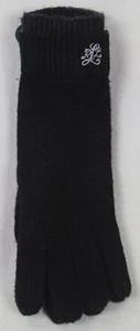RALPH LAUREN SCHWARZE WOLLE ALPAKA TOUCH HANDSCHUHE NEU MIT ETIKETT - Bild 1 von 1