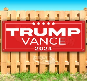 TRUMP VANCE 2024 MAGA FJB Banner Flag Sign Vinyl SB00075 - Picture 1 of 8